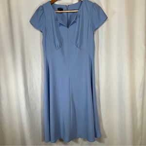 <2 for $25>Talbots Baby Blue Empire Waist Dress